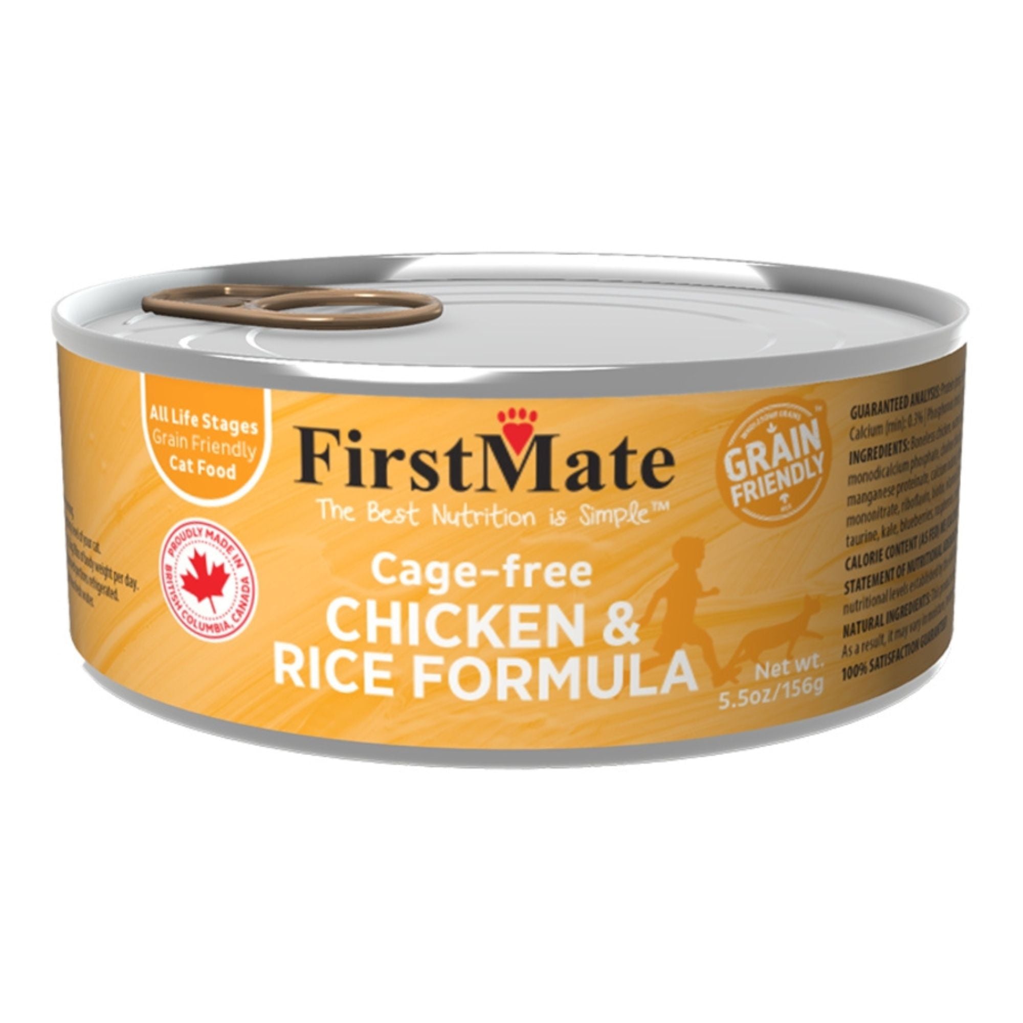 Firstmate Cat Chicken & Rice 5.5oz. (Case of 24)