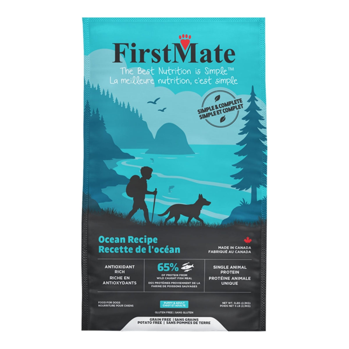 Firstmate Dog Simple & Complete Ocean Recipe Fish 5 Lbs