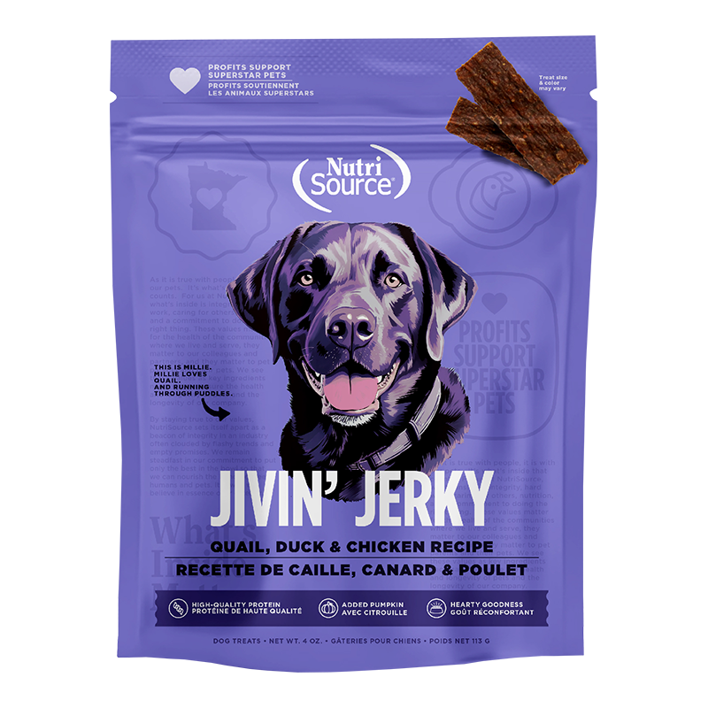 Nutrisource Dog Jerky Treat Prairie Select 4oz.
