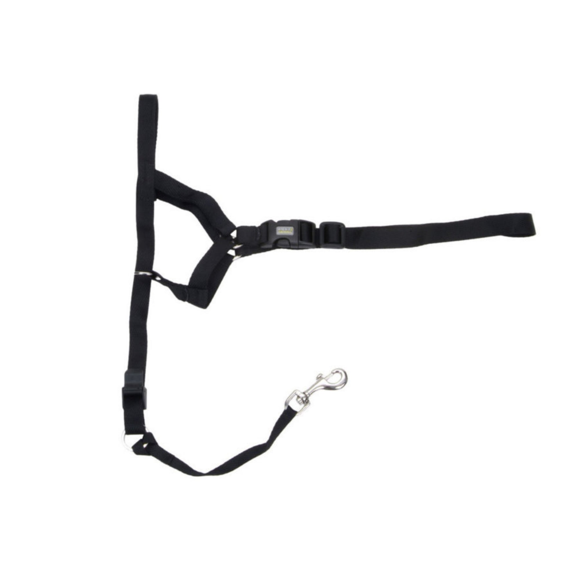 Walk 'n Train Dog Head Halter Black blank/XL