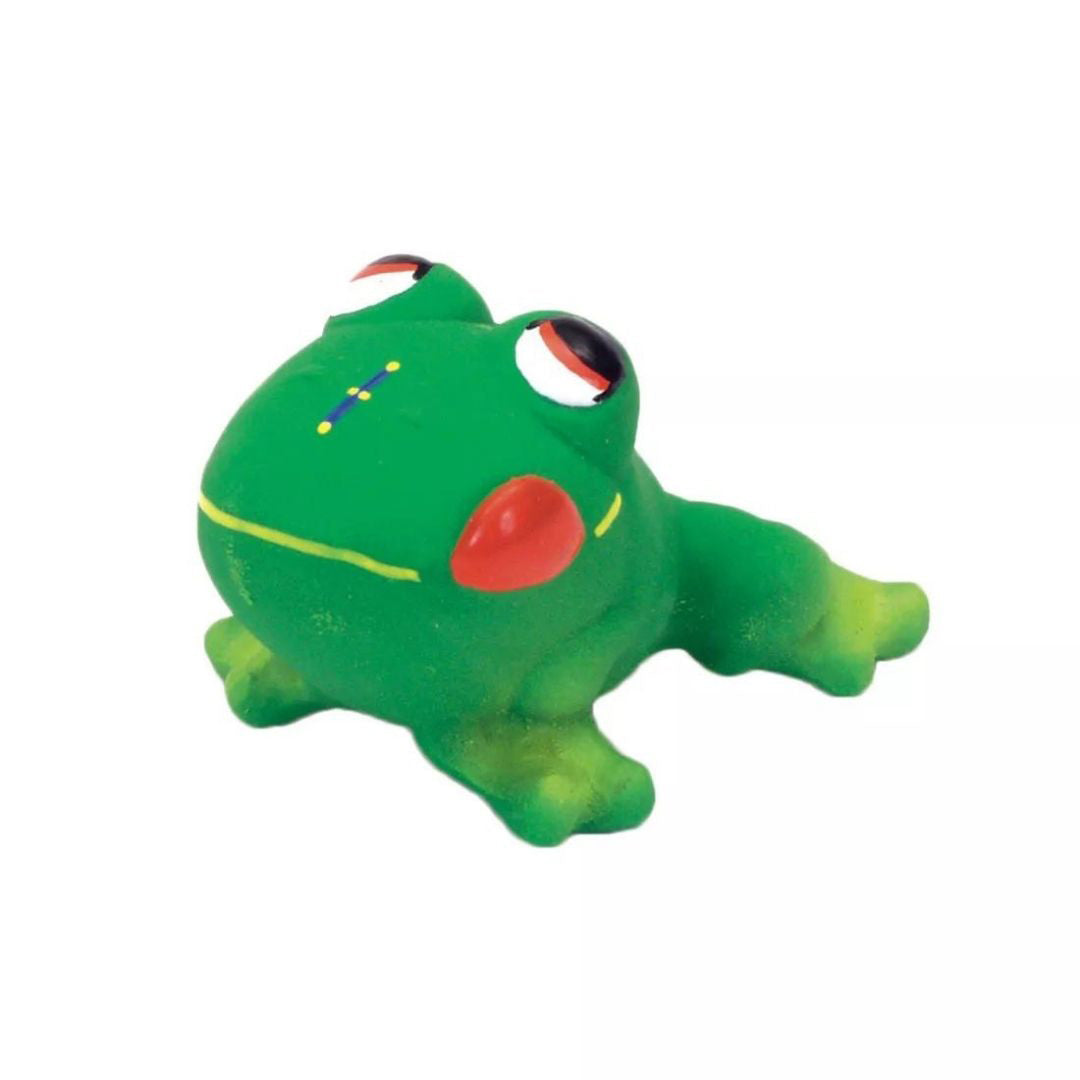 Coastal Rascals Latex Frog Dog Toy 3in