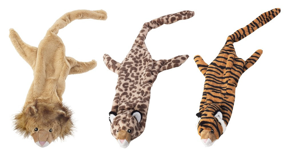 Spot Skinneeez Jungle Series Dog Toy Jungle Cat Assorted Mini