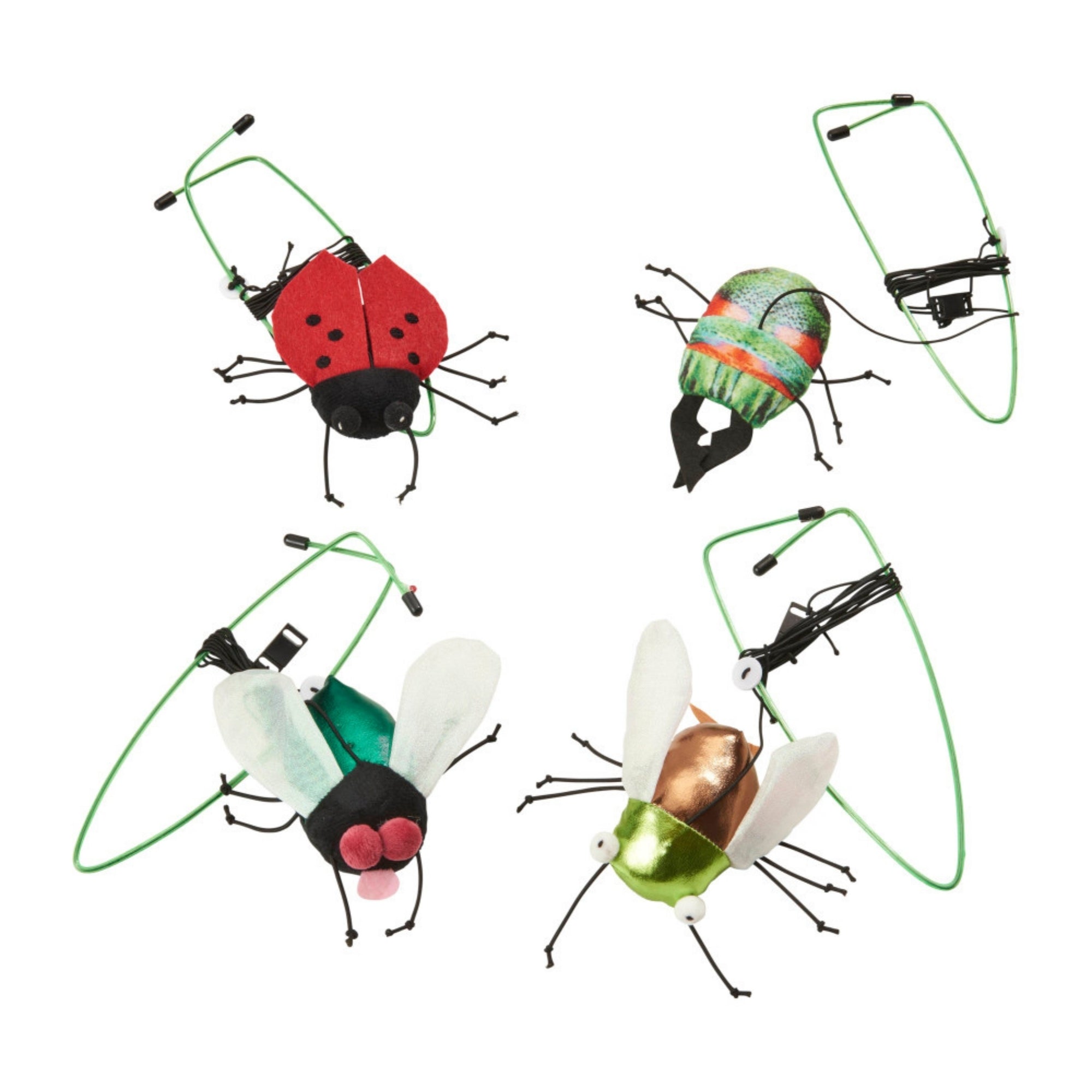 Spot Buzzing Insect A-door-able Cat Toy Assorted, blank/One Size