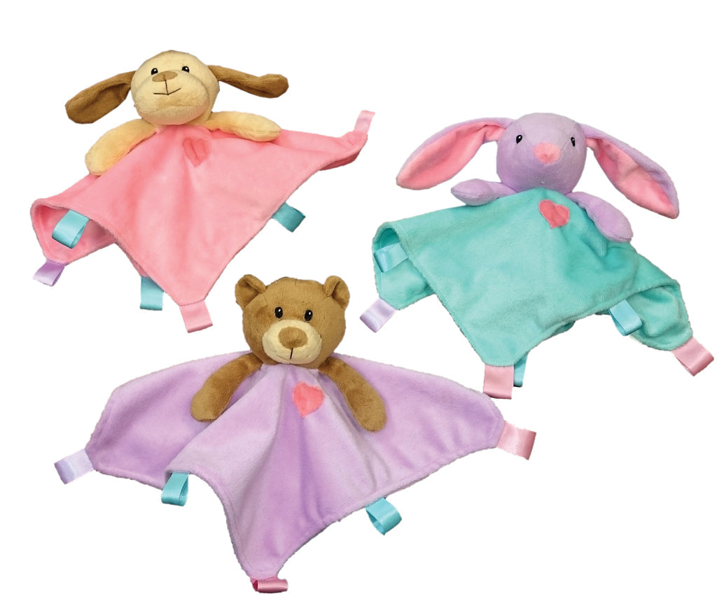 Spot Soothers Blanket Dog Toy Assorted 10in