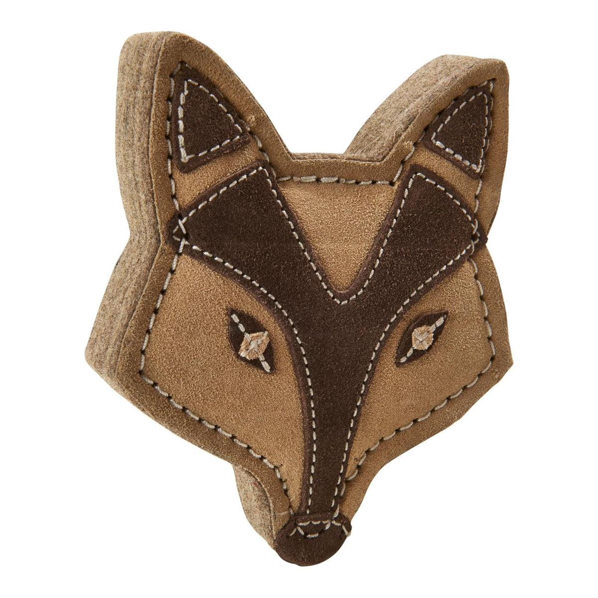 Spot Dura-fuse Leather Chunky Dog Toy Fox 5in