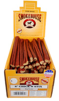 Smokehouse USA Made Chicken Stix 1/2 Size Shelf Display Box 60ct