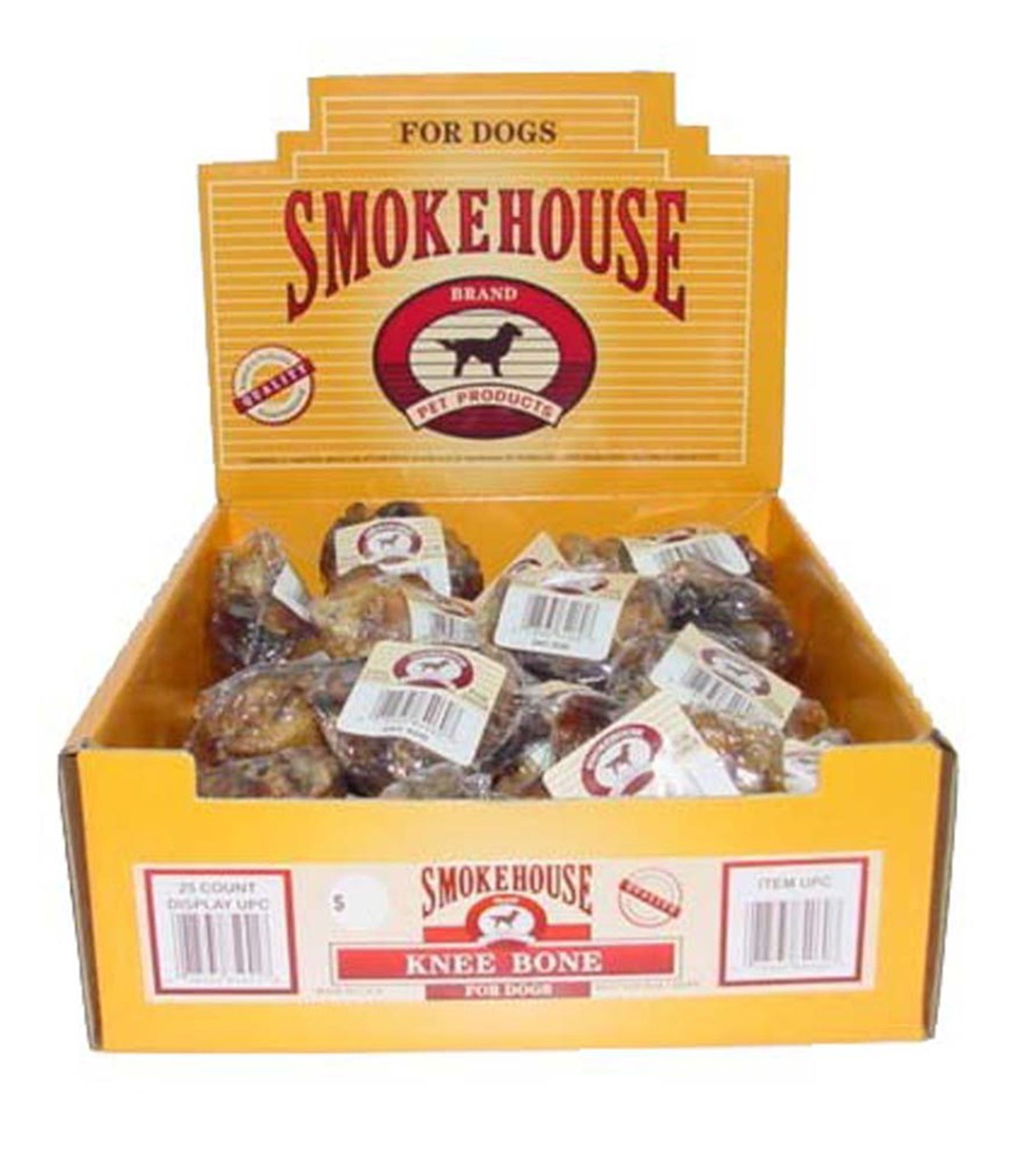 Smokehouse USA Made Knee Bones 25ea/25 ct