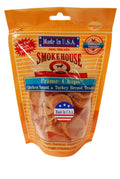 Smokehouse USA Made Prime Chips Chicken & Turkey 4oz Reseal Bag