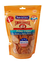 Smokehouse Usa Made Prime Chips Chicken and Turkey Dog Treat 8 Oz