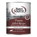 Nutrisource Dog Select Grain Free Prairie 12.3oz. (Case of 12)