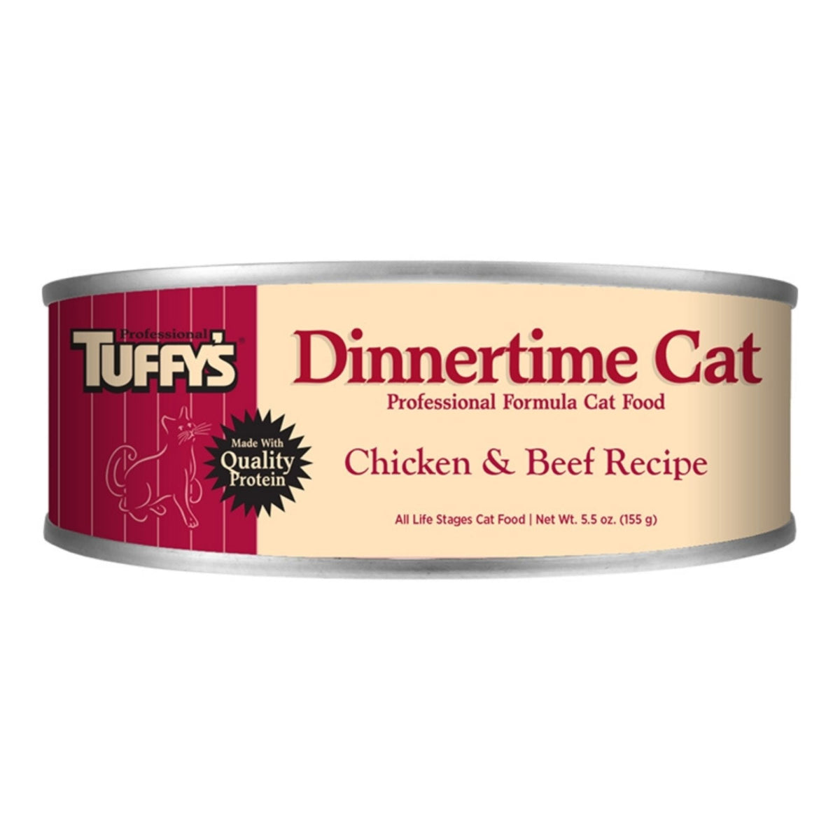 Tuffy's Cat Professional Dinnertime Chicken & Beef 5.5oz. (Case of 24)