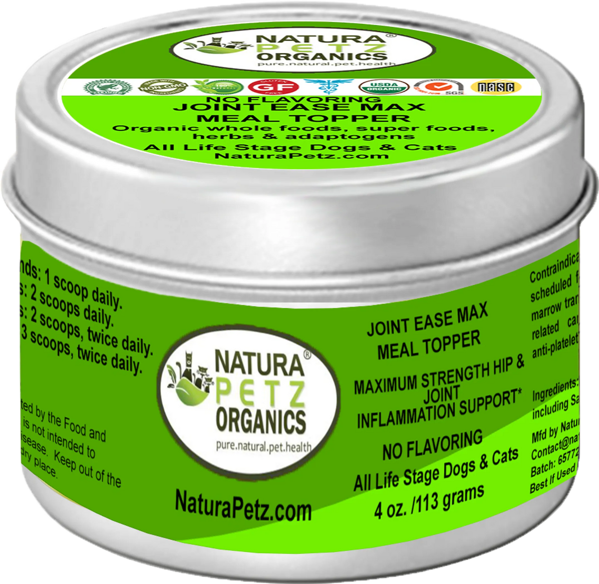 Joint Ease Max Meal Topper Super Dog Super Cat Maximum Strength Hip Joint & Inflammation Support*