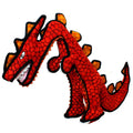 Tuffy Dinosaur Destructosaurus Dog Toy Red