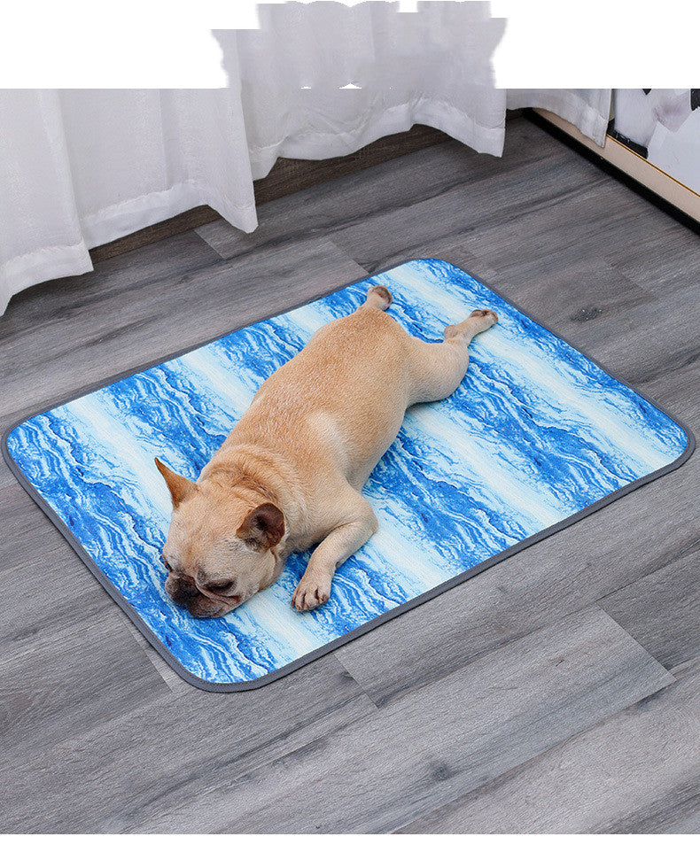 Pet Ice Silk Cooling Mattress for Dogs & Cats | Breathable Summer Cooling Bed