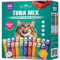 Lickable Cat Treats Squeeze Tubes 40 Sticks Tuna Urinary Care Multivitamin