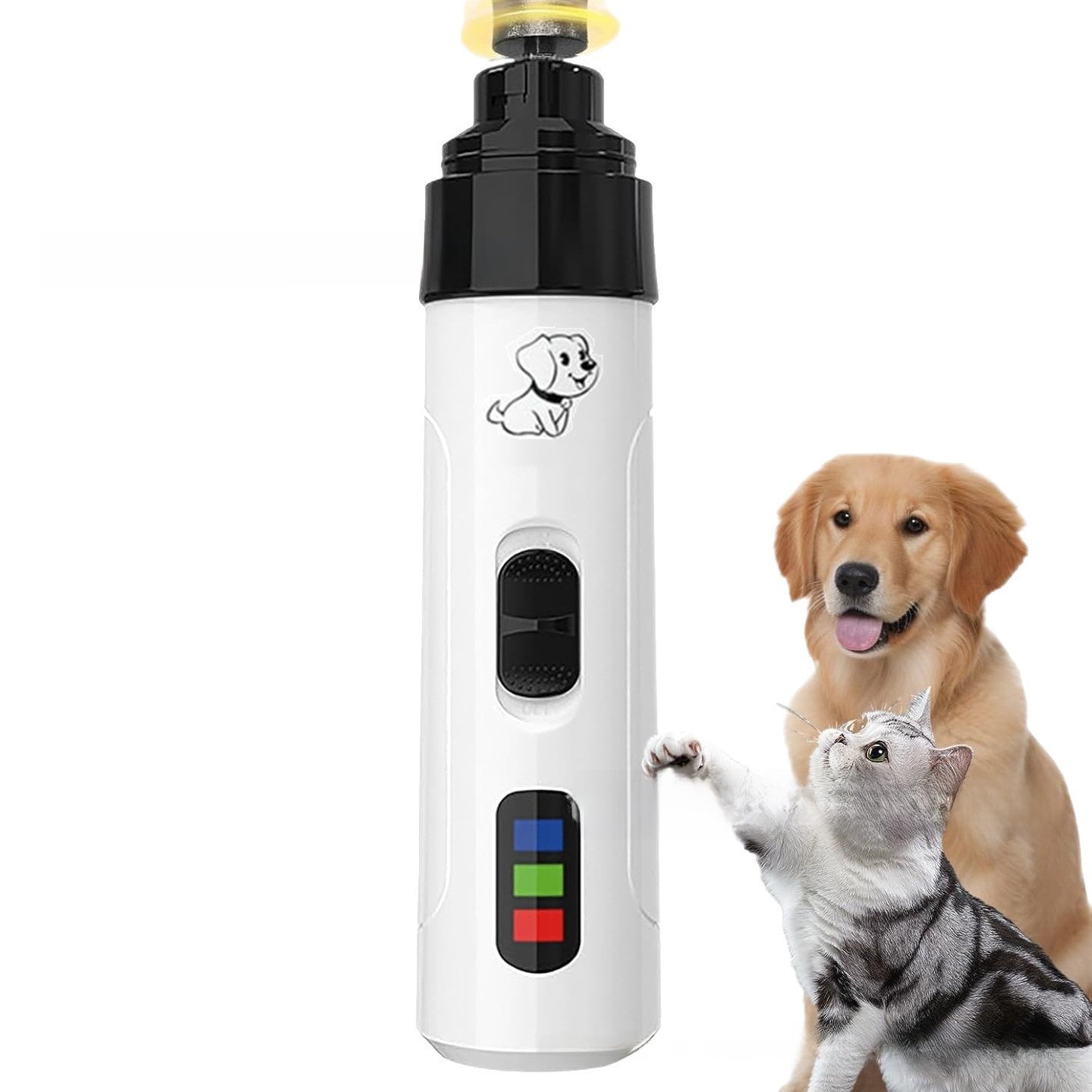 Rechargeable Pet Nail Grinder with LED Light