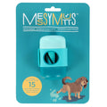 Messy Mutts Dog Waste Bag Holder With Strap Blue