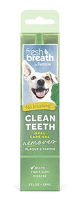 Fresh Breath by TropiClean No Brushing Clean Teeth Dental & Oral Care Gel 2oz