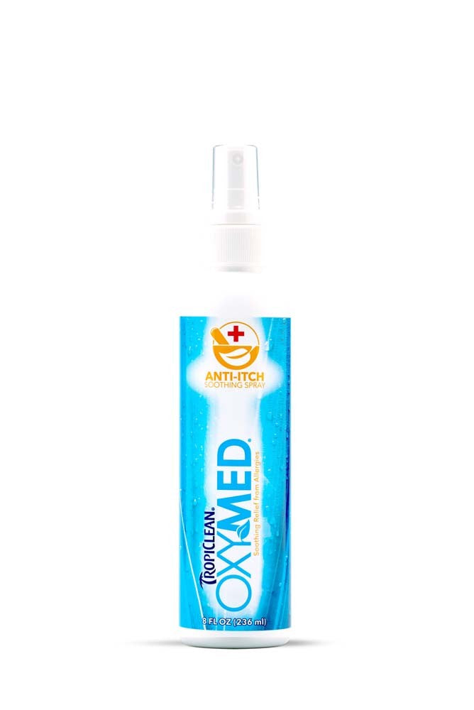 TropiClean OxyMed Medicated Anti itch Spray for Pets, 8oz