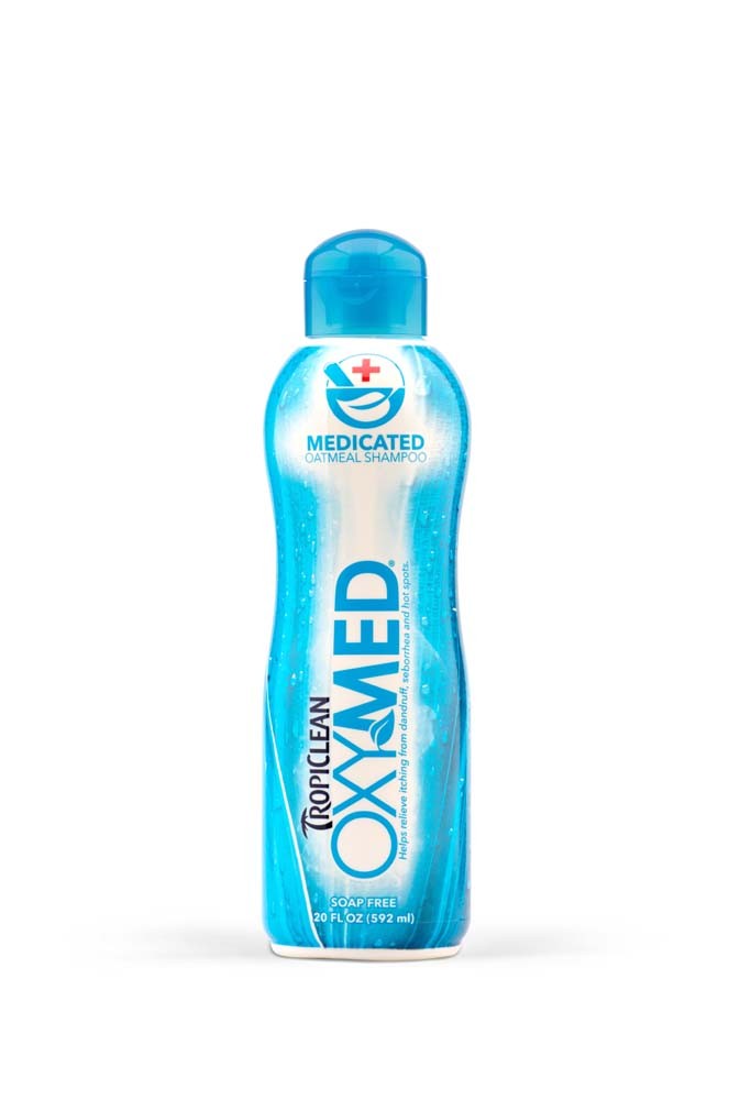 TropiClean OxyMed Medicated Anti Itch Shampoo for Pets, 20oz