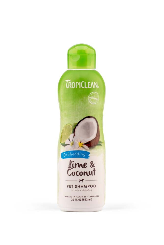 TropiClean Shed Control Pet Shampoo Lime and Coconut 20oz