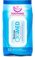 TropiClean OxyMed Soothing Relief Pet Wipes 50ct