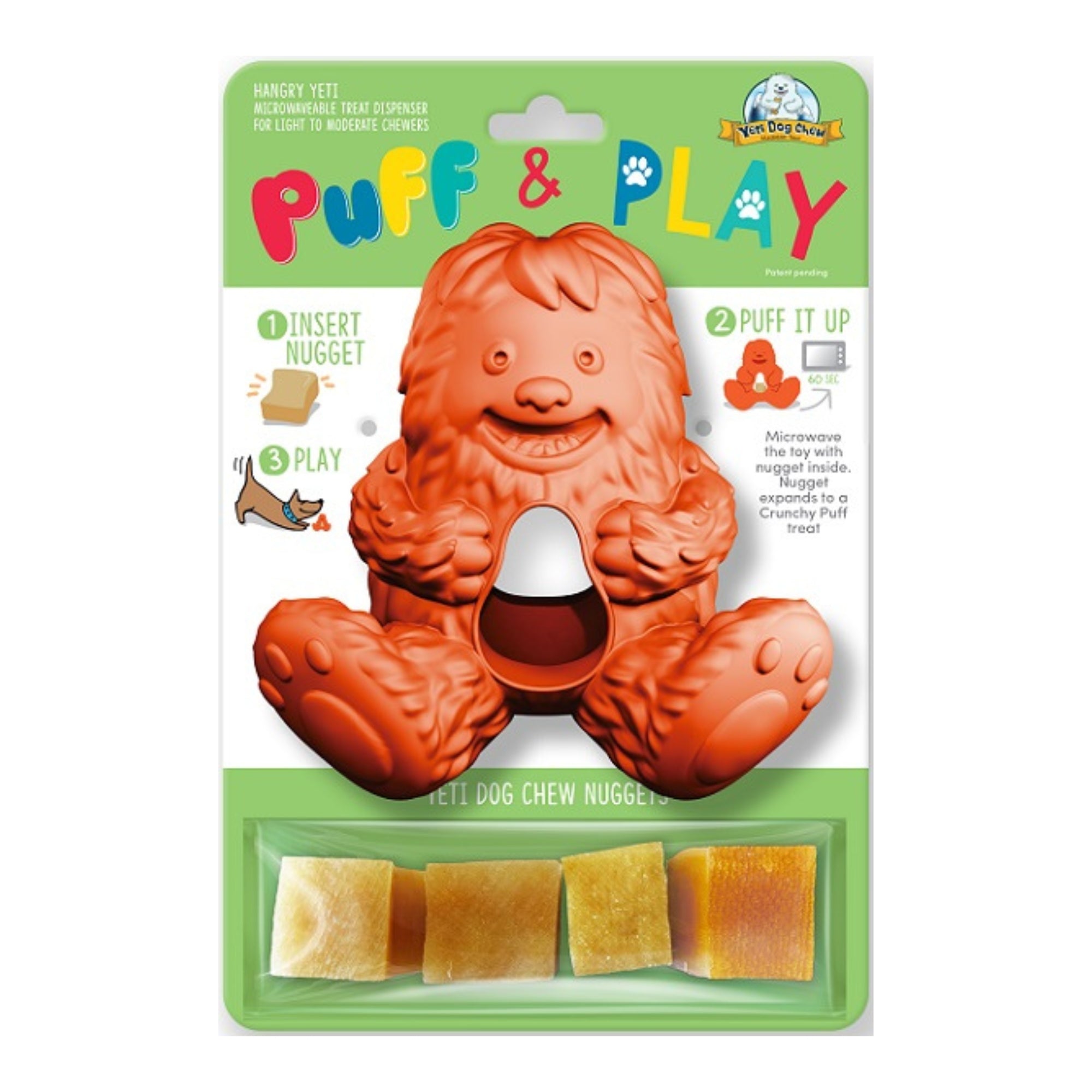 Yeti Puff & Play Hangry Yeti Dog Orange
