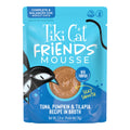 Tiki Pets Cat Friends Mousse Tuna Pumpkin & Tilapia 2.8oz. Pouch (Case of 12)