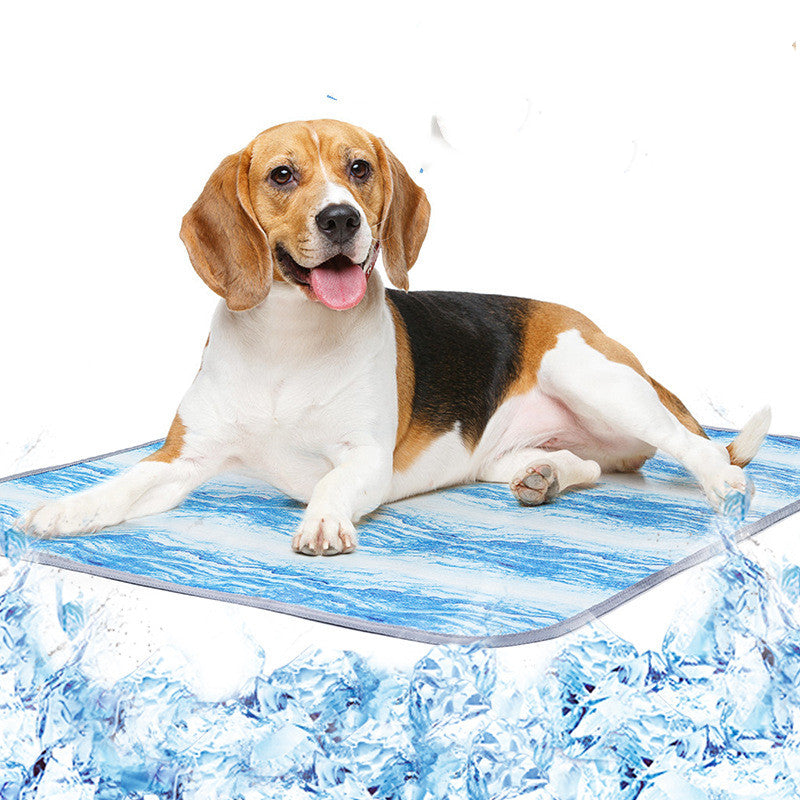 Pet Ice Silk Cooling Mattress for Dogs & Cats | Breathable Summer Cooling Bed
