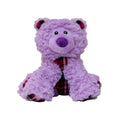 Snugarooz Bella The Bear Purple/Plaid 11in.