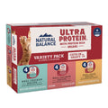 Natural Balance Ultra Protein Cuts in Gravy Can Cat Food Variety Pack 12ea/2.7oz