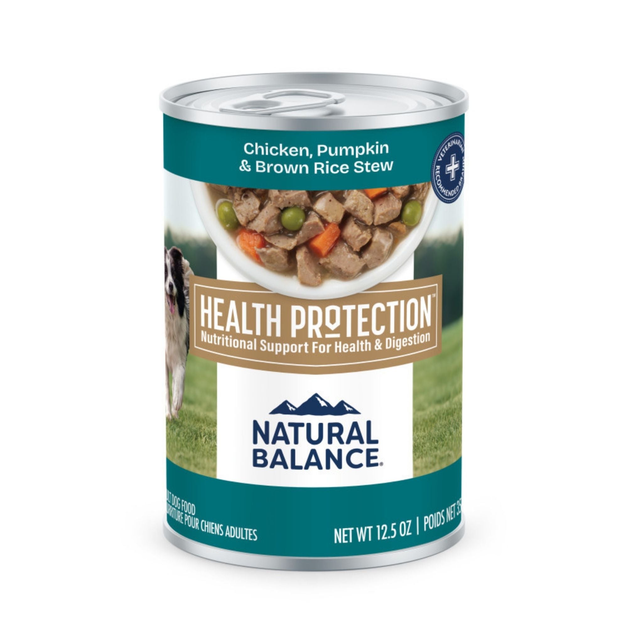 Natural Balance Pet Foods Health Protection Chicken & Pumpkin Stew Can Dog Food Chicken & Pumpkin 12.5oz. (Case of 6)