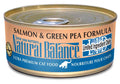 Natural Balance Pet Foods L.I.D. Salmon and Green Pea Formula Canned Cat Wet Food 5.5 oz 24 Pack