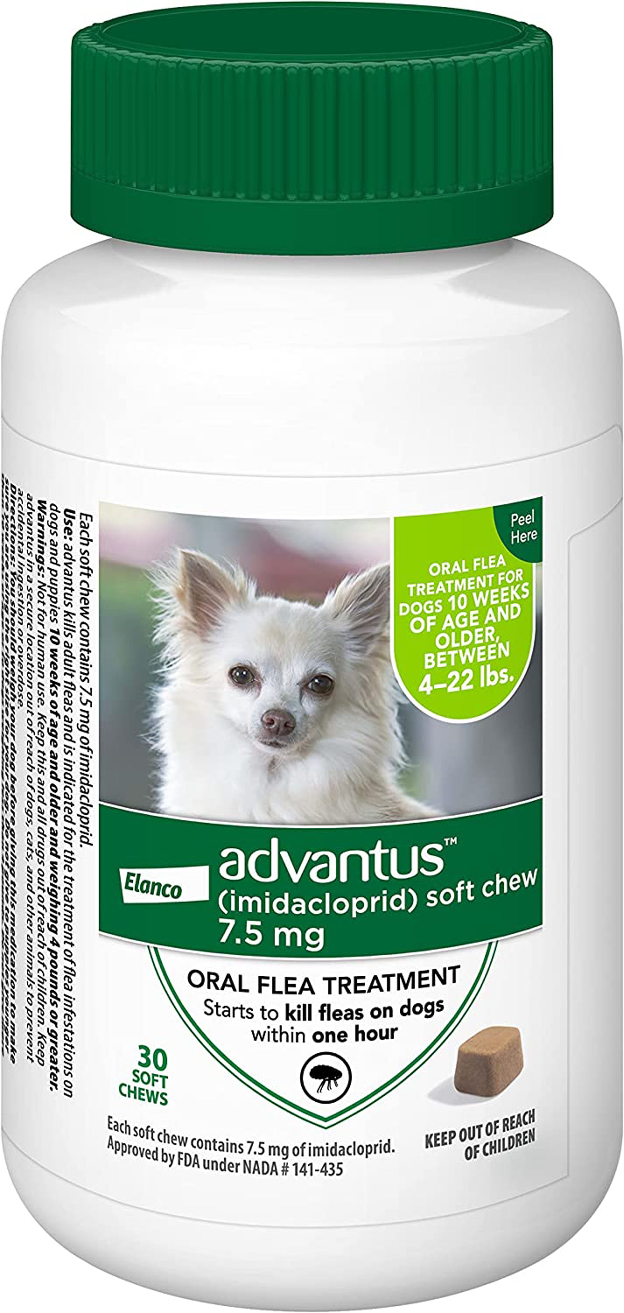 Advantus Dog Small 7.5Mg Soft Chew 30Ct