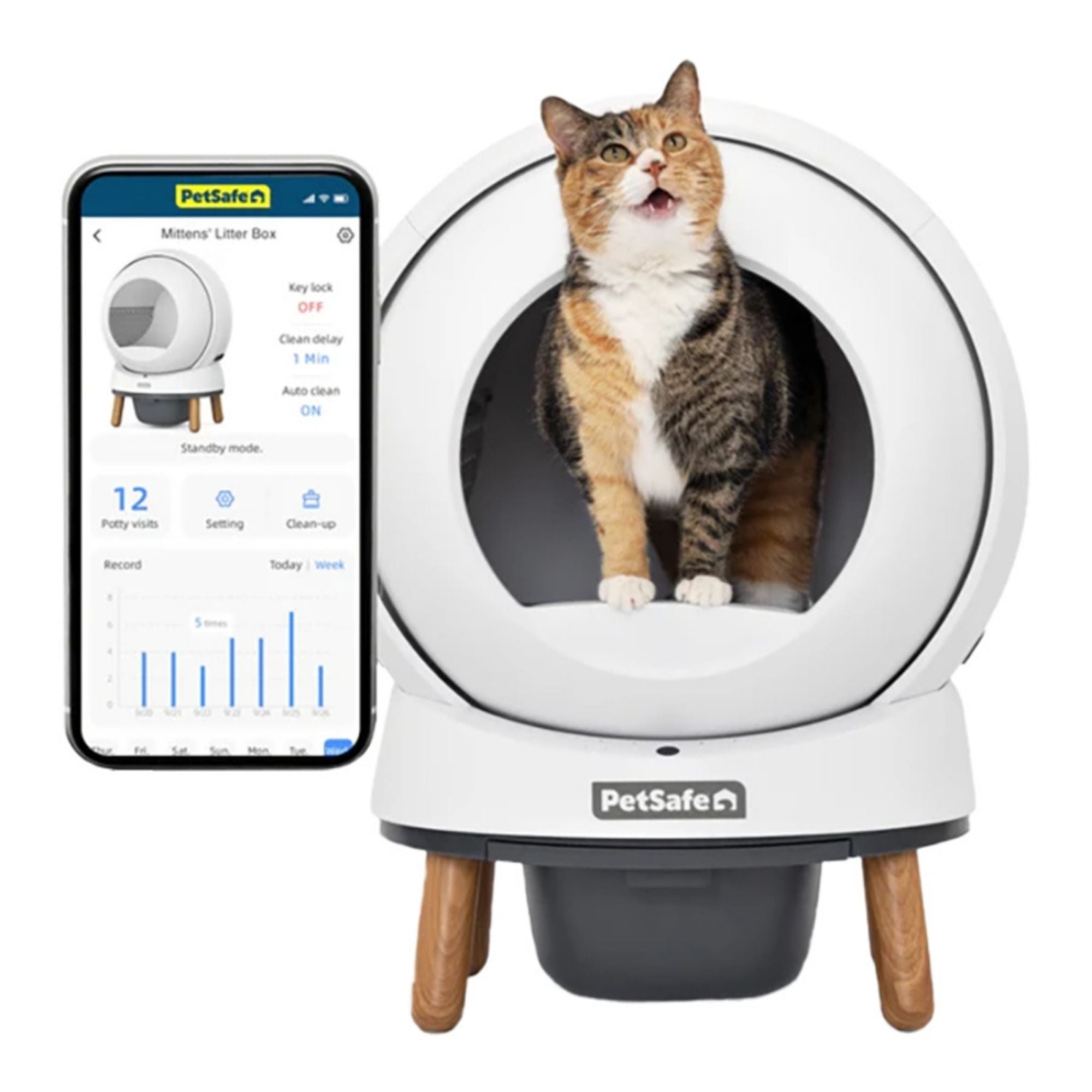Petsafe Cat Scoop Free Smart Spin Self Cleaning Litter Box