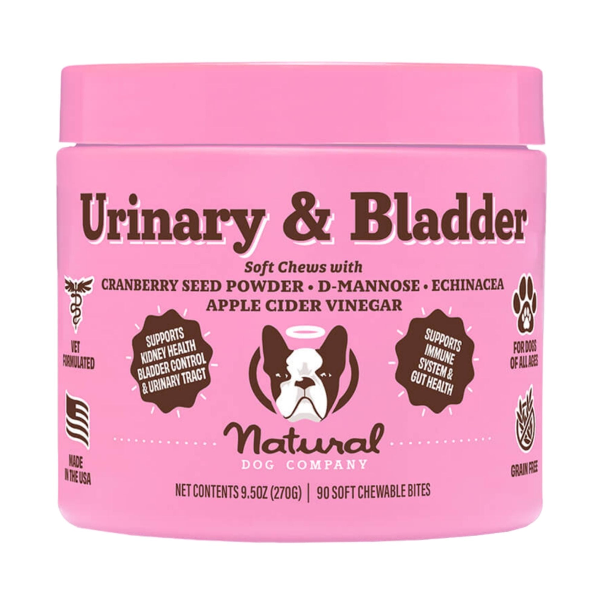 Natural Dog Company Dog Urinary & Bladder Chews - 90 Count