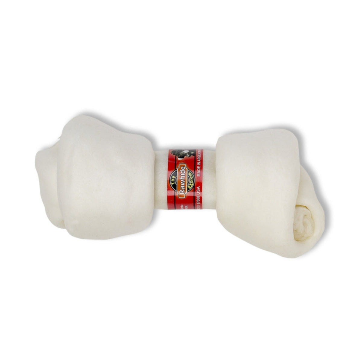 Lennox Beefhide Chews Natural Knotted Bone Dog Treat 9- 10in