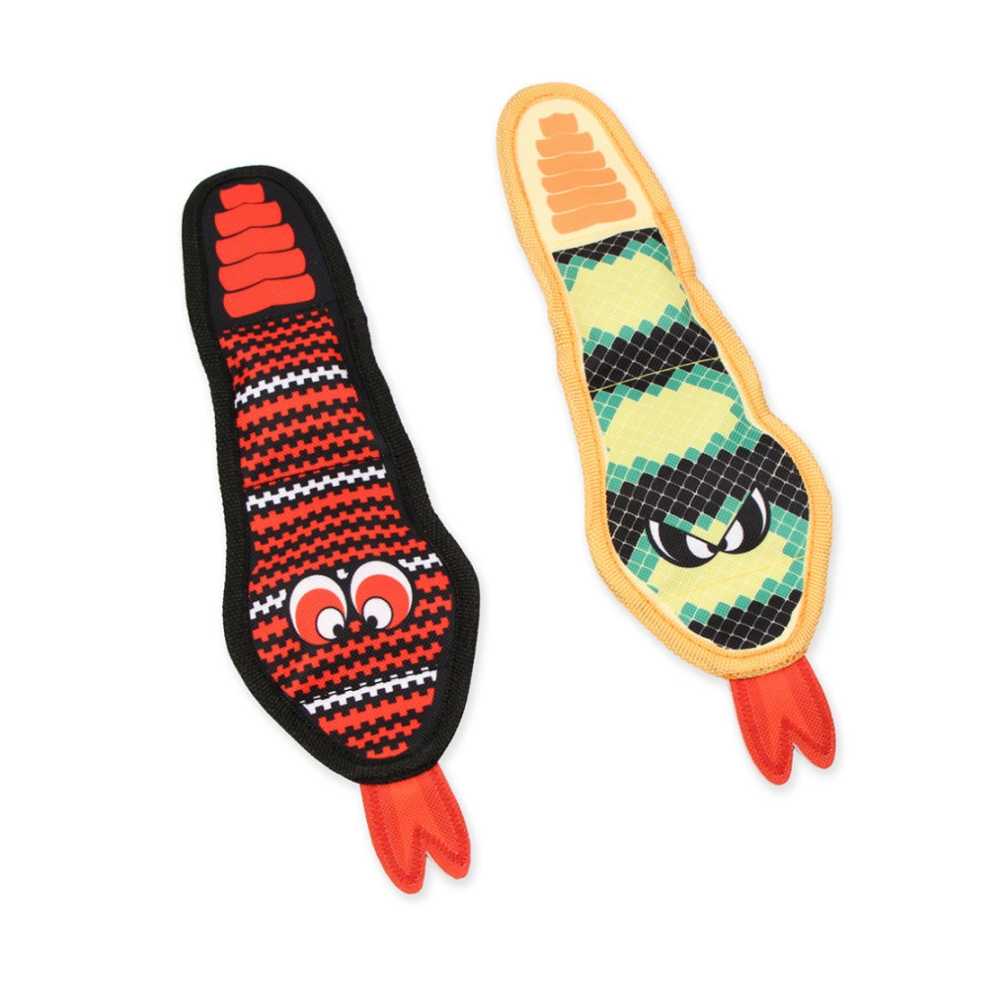 Mammoth Pet Products Squeaky Snake Dog Toy Assorted, blank/Mini, 12in.