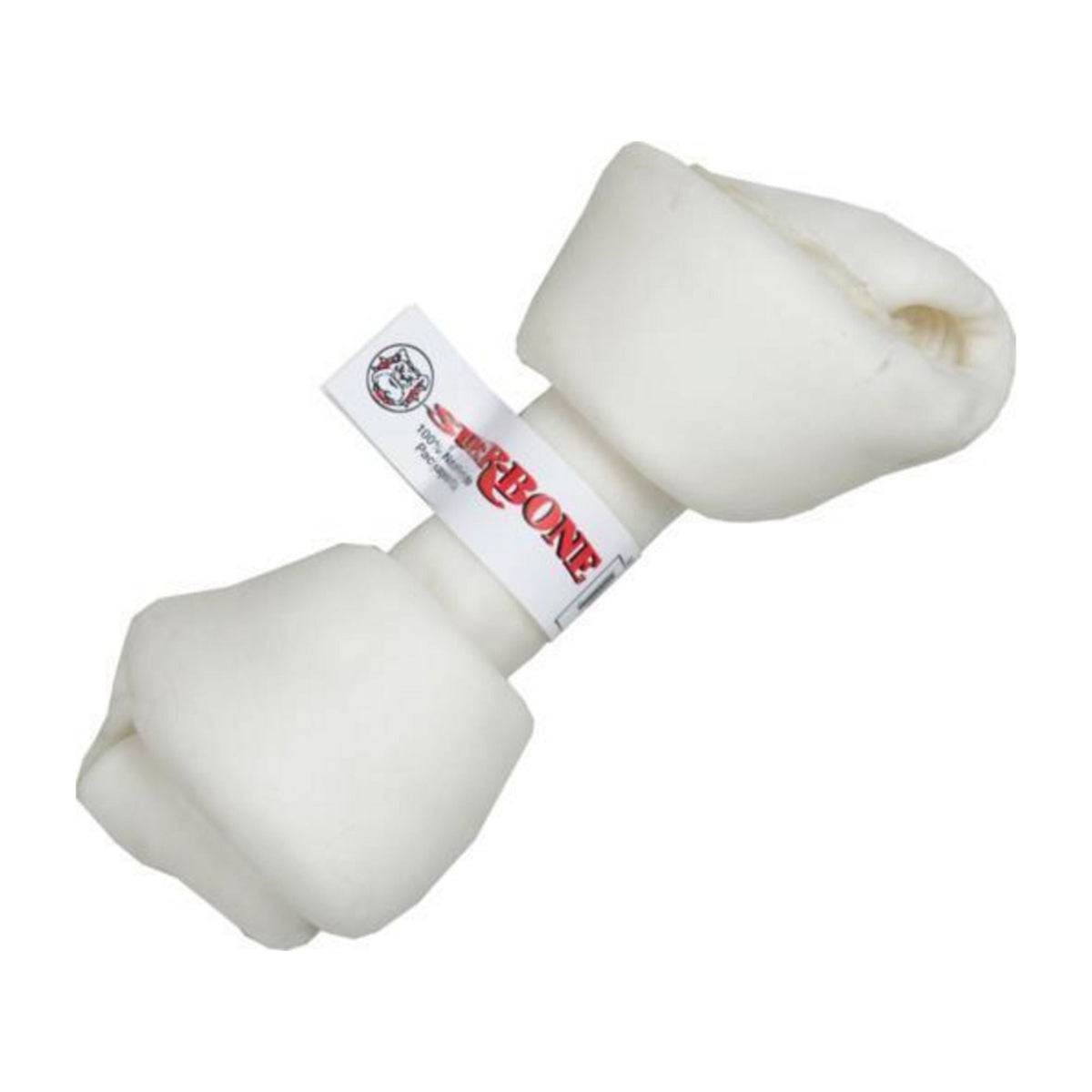 Super Bone White Knot Dog Chew 8-9"