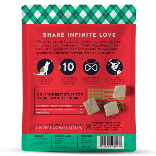 : Givepet Cat Holiday Freeze-Dried Grain Free Santa Claws 1.2Oz