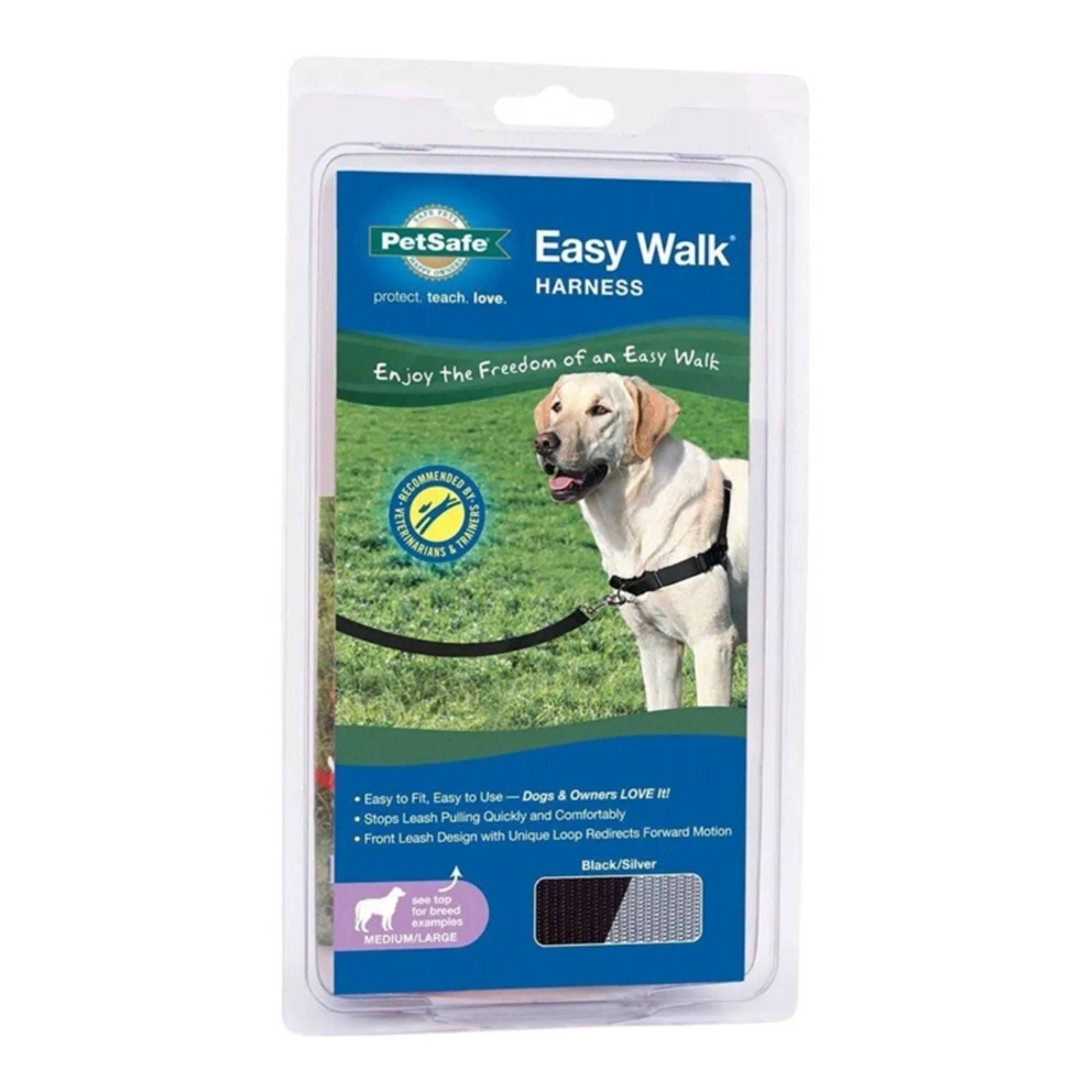 Petsafe Dog Easy Walk Harness Black Medium / Large
