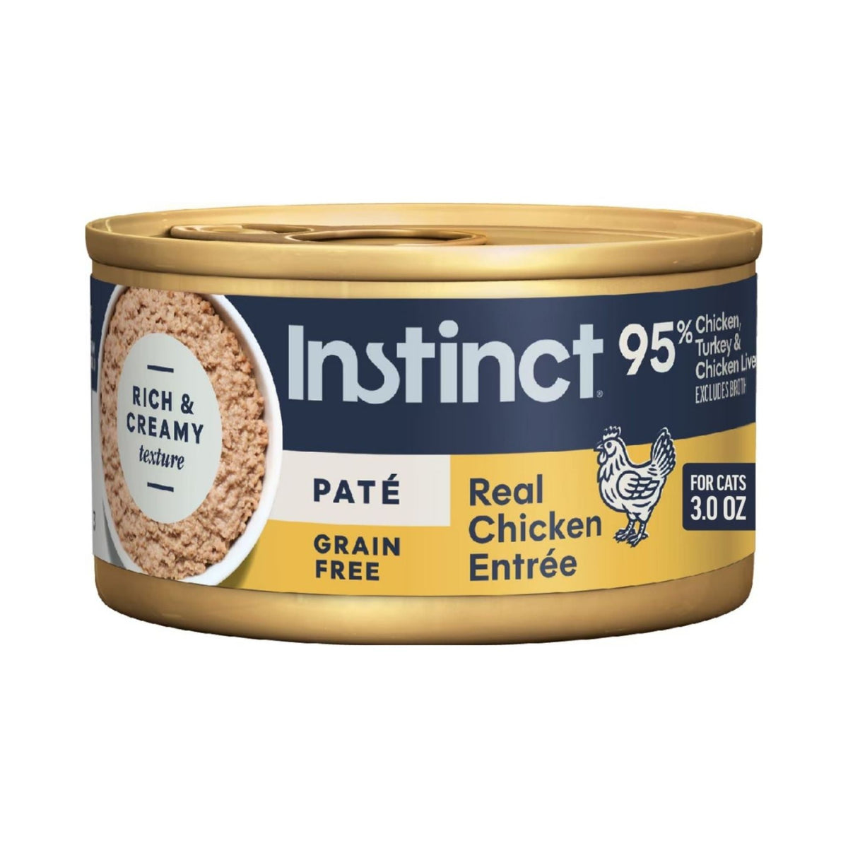 Natures Variety Instinct Cat Original Chicken 3oz. (Case of 24)