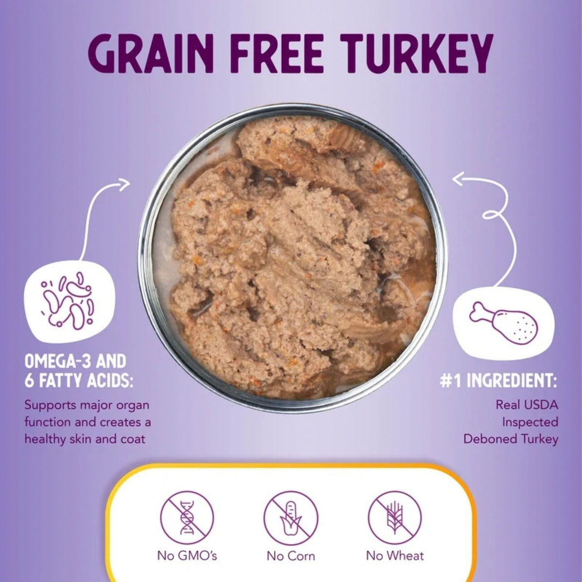 Health Extension Turkey Entrée for Dogs Canned 12.5oz. (Case of 12)