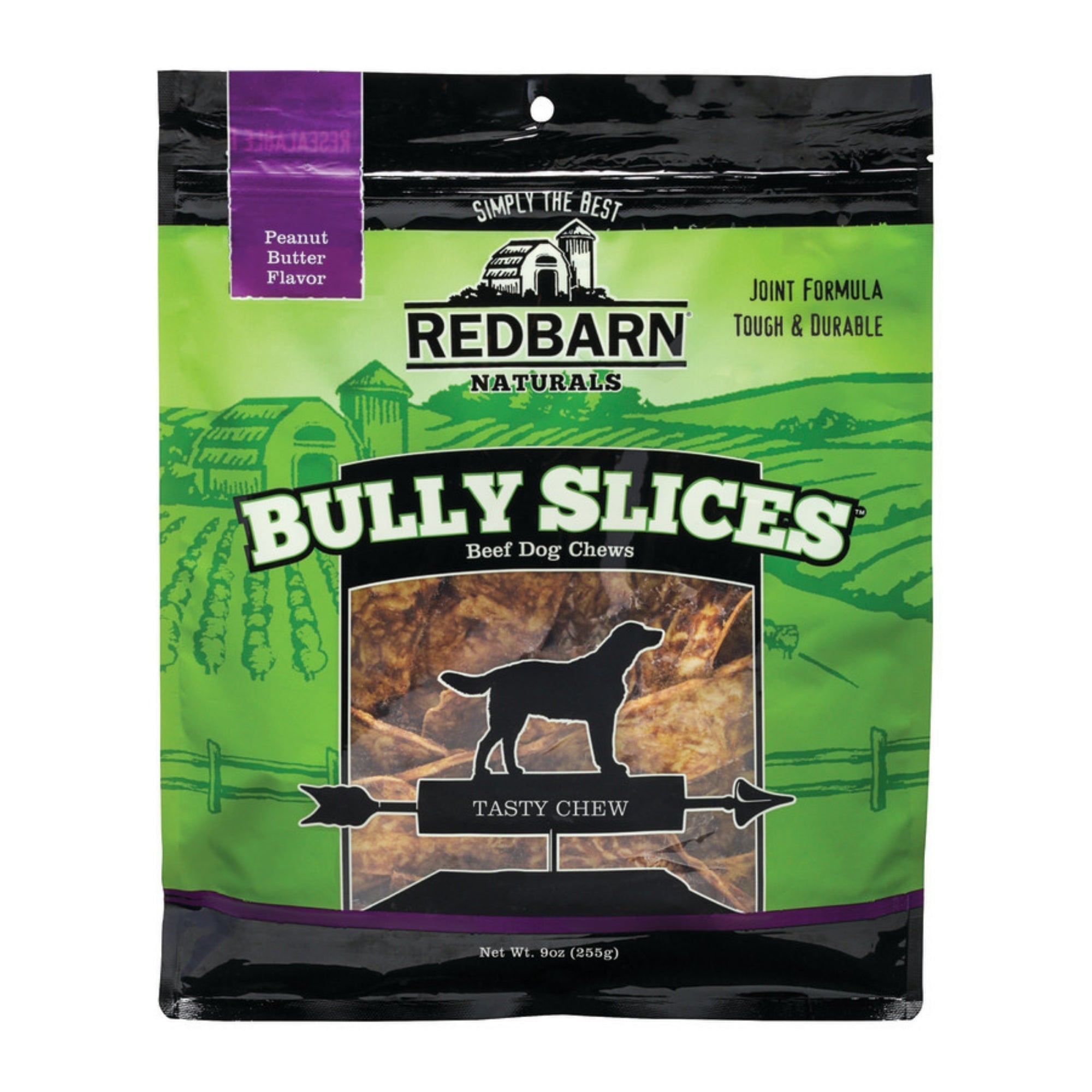 Redbarn Pet Products Natural Bully Slices Dog Treat Peanut Butter 1ea/9 oz