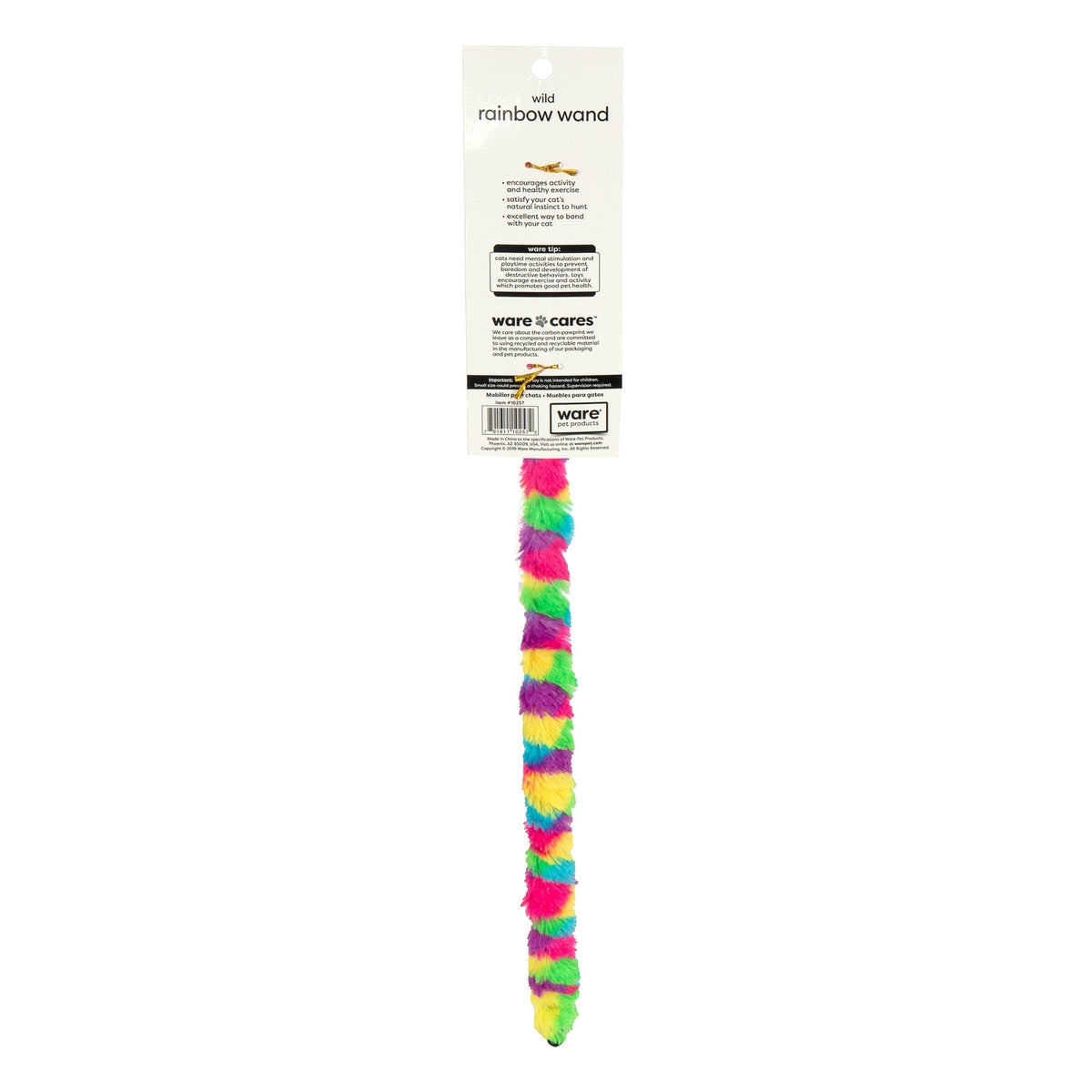 Ware Wild Rainbow Wand Cat Toy