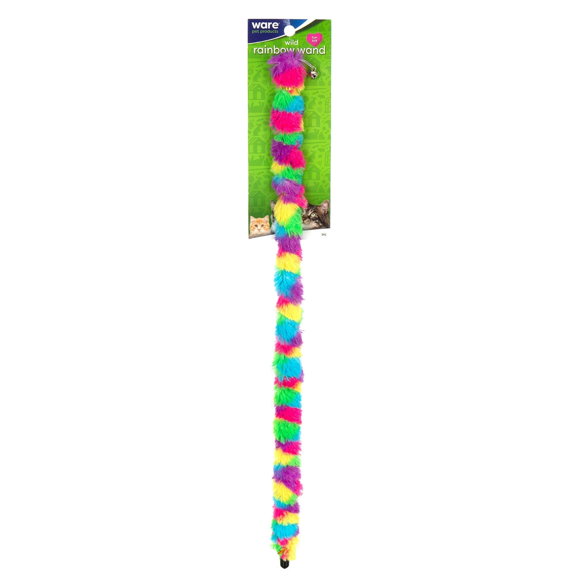Ware Wild Rainbow Wand Cat Toy