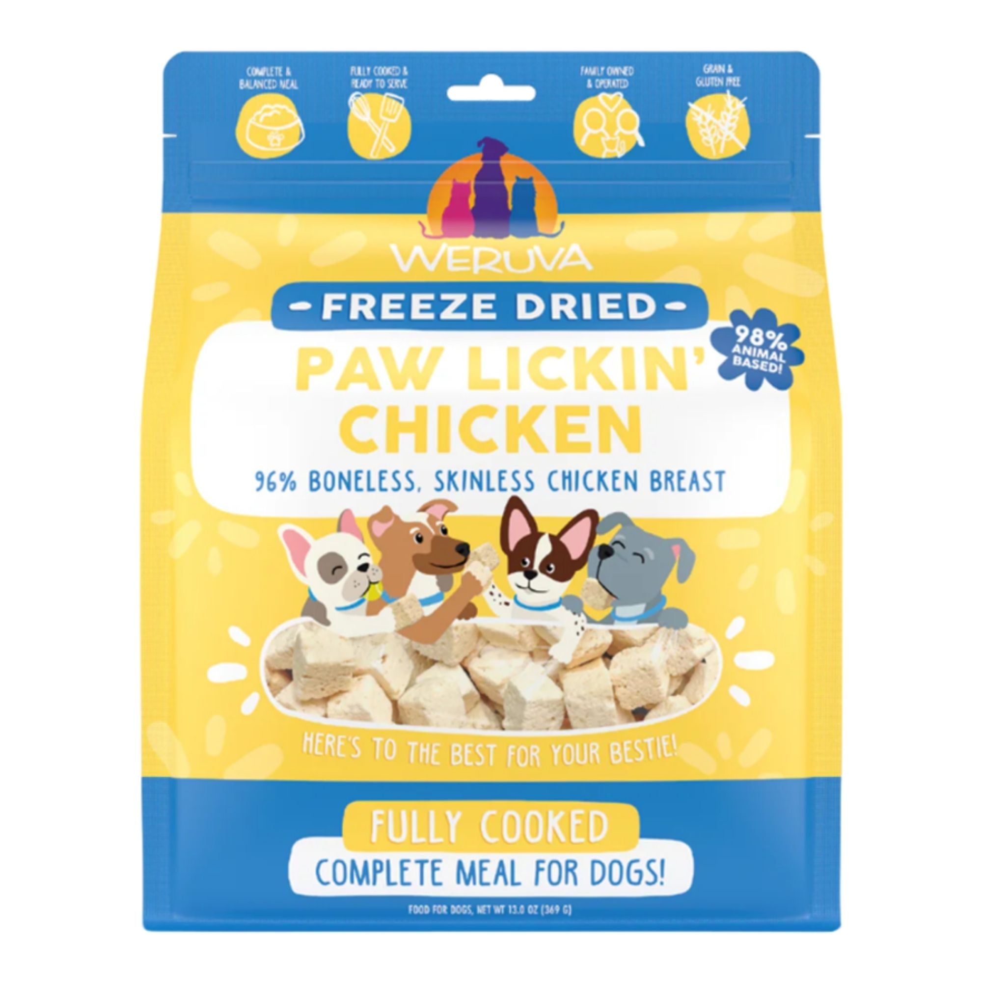Weruva Dog Freeze-Dried Paw Lickin' Chicken 5.5oz.