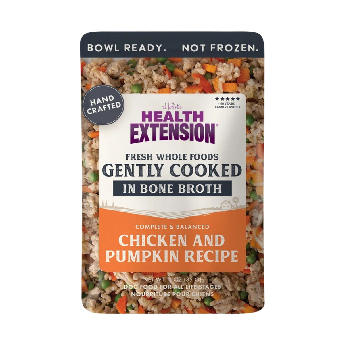 Health Extension Gently Cooked Chicken & Pumpkin Dog 3oz. (Case of 20)