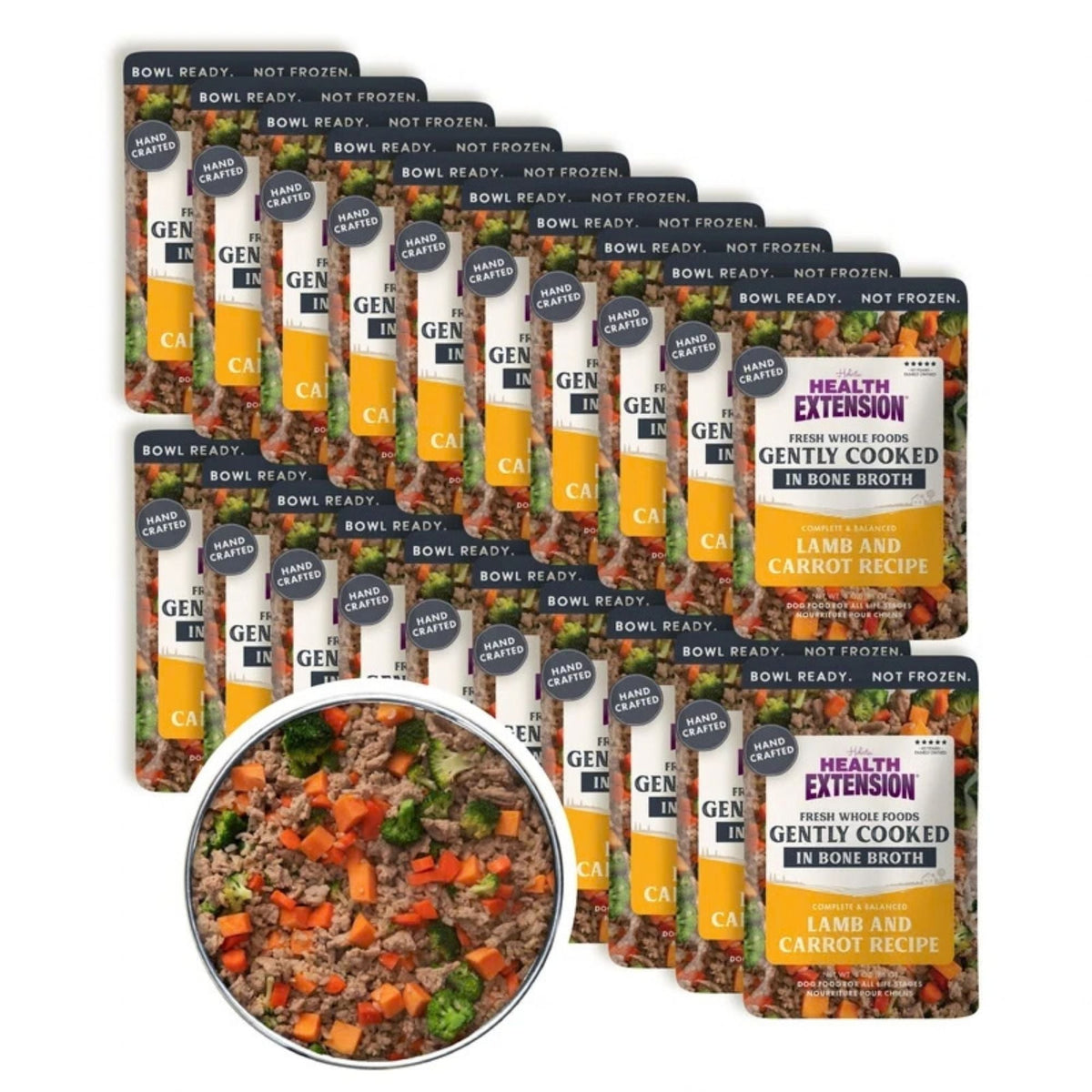 Health Extension Gently Cooked Lamb & Carrot Dog 3oz. (Case of 20)