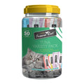 Fussie Cat Puree .5oz. Tuna Variety Pack 50Ct Green Jar